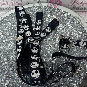 Nightmare before Christmas jack the Skelton suspenders clothing pants black